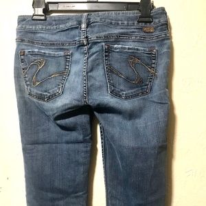 Silver boot cut jeans 27/32